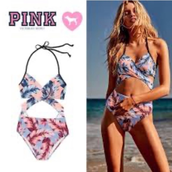 Victoria's Secret Other - Victoria’s Secret deep v- neck one piece swimwear. Size L